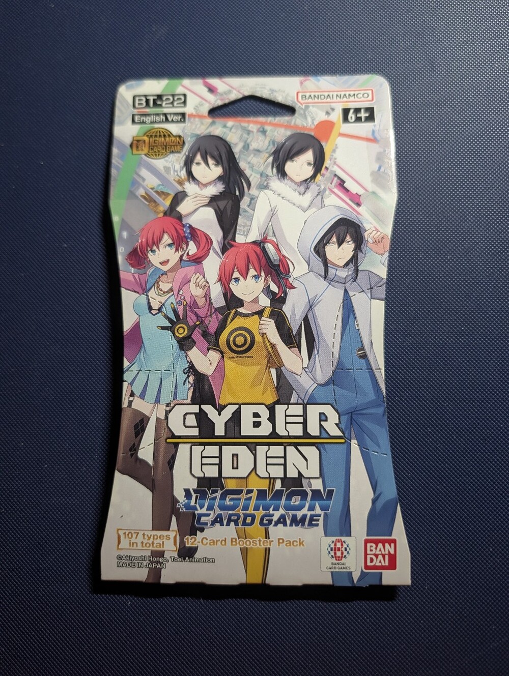 Digimon TCG: Cyber Eden (BT22) Booster Pack (12 Cards)